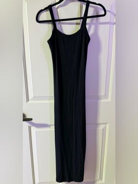 Streetwear Society Black Ribbed dress - small